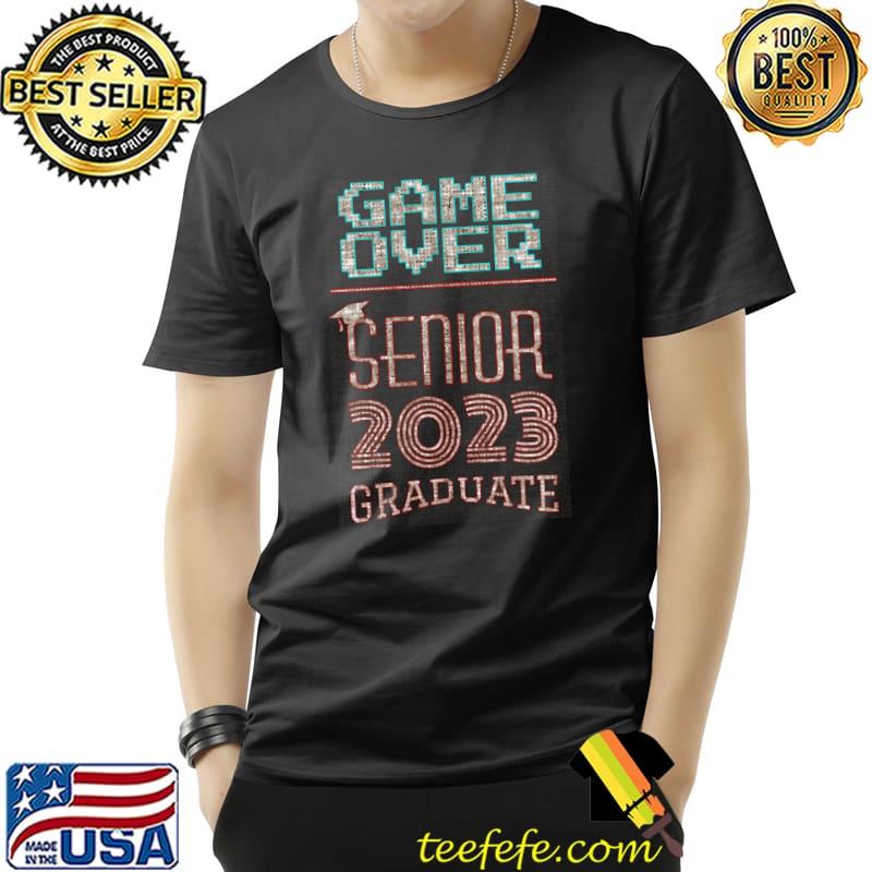 Game Over, Senior Year 2023 Graduation T-Shirt Unisex Game Over, Senior Year 2023 Graduation T-Shirt Unisex