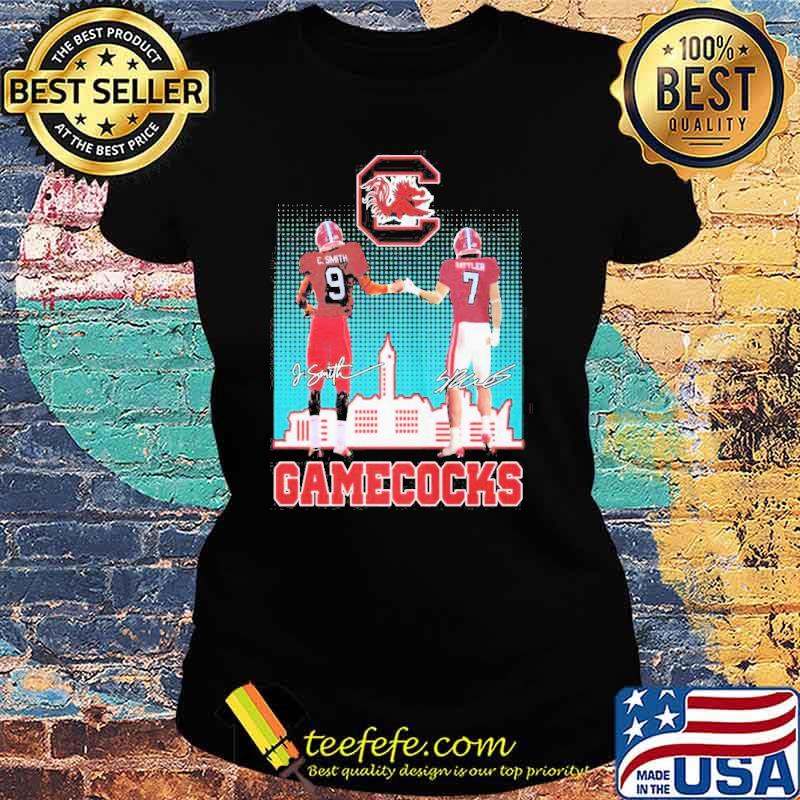Gamecock C.Smith And Rattler Signatures City Skyline Shirt Ladies tee Gamecock C.Smith And Rattler Signatures City Skyline Shirt Ladies tee