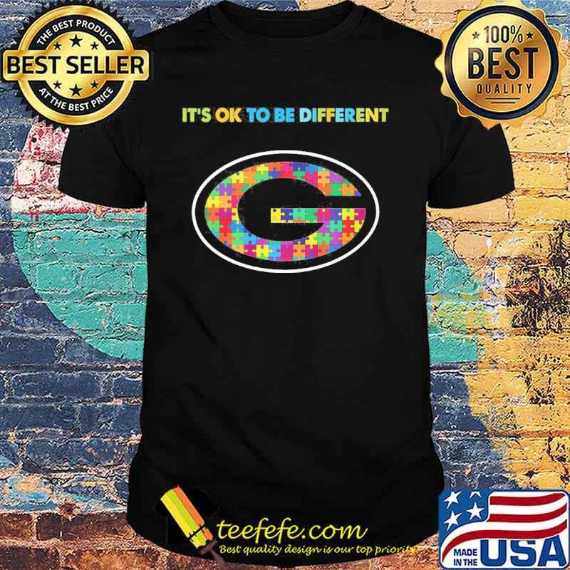 Green Bay Packers it's ok to be different autism s Unisex Green Bay Packers it's ok to be different autism s Unisex