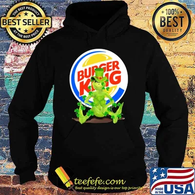Grinch hug Burger king St.Patrick's day shirt
