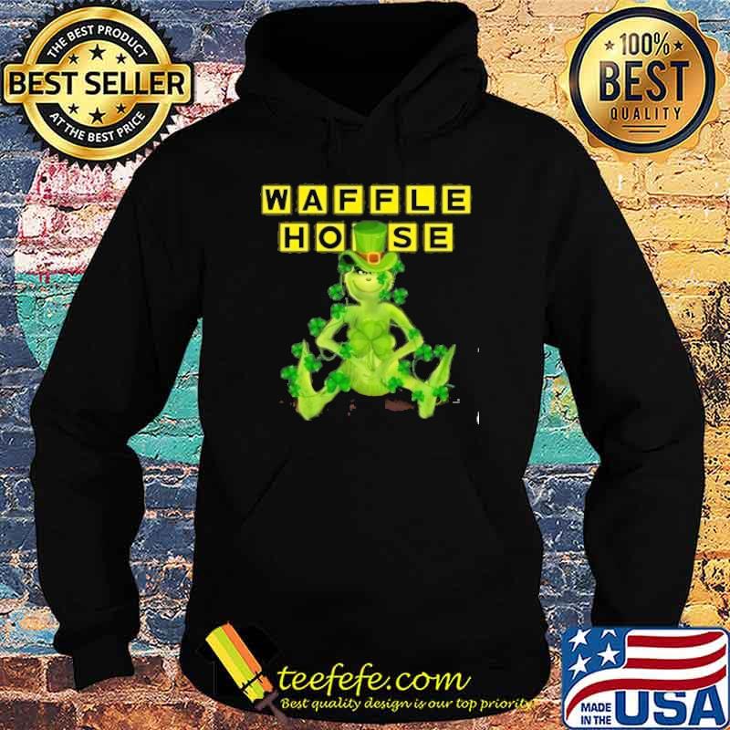 Grinch hug St.Patrick's day Waffle House shirt