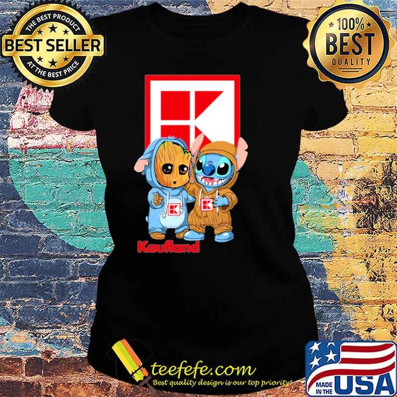 Groot and stitch Kaufland s Ladies tee Groot and stitch Kaufland s Ladies tee