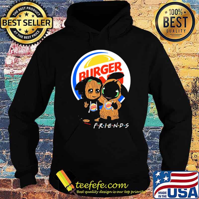 Groot and toothless Burger king friends shirt Groot and toothless Burger king friends shirt
