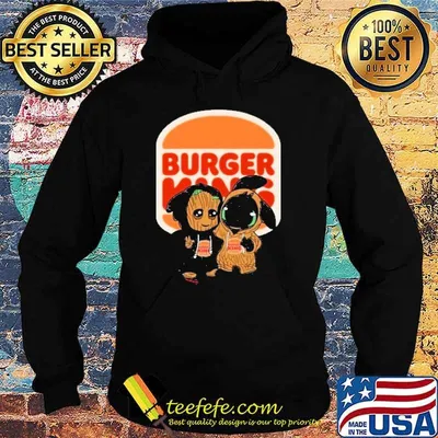 Groot and Toothless Burger king shirt