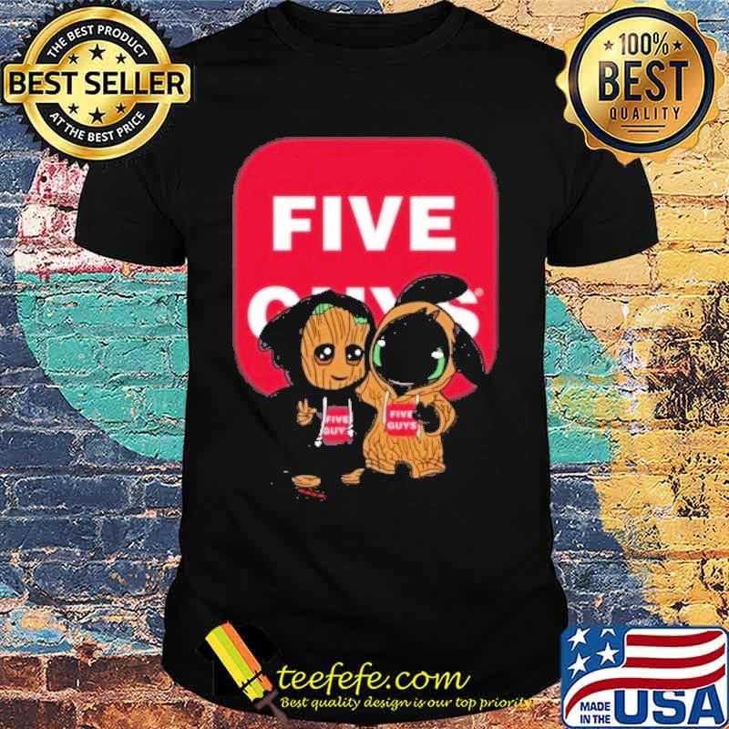 Groot and Toothless five guys s Unisex Groot and Toothless five guys s Unisex