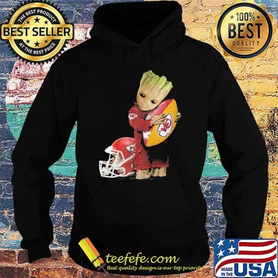 Groot hug Kansas city Chiefs shirt
