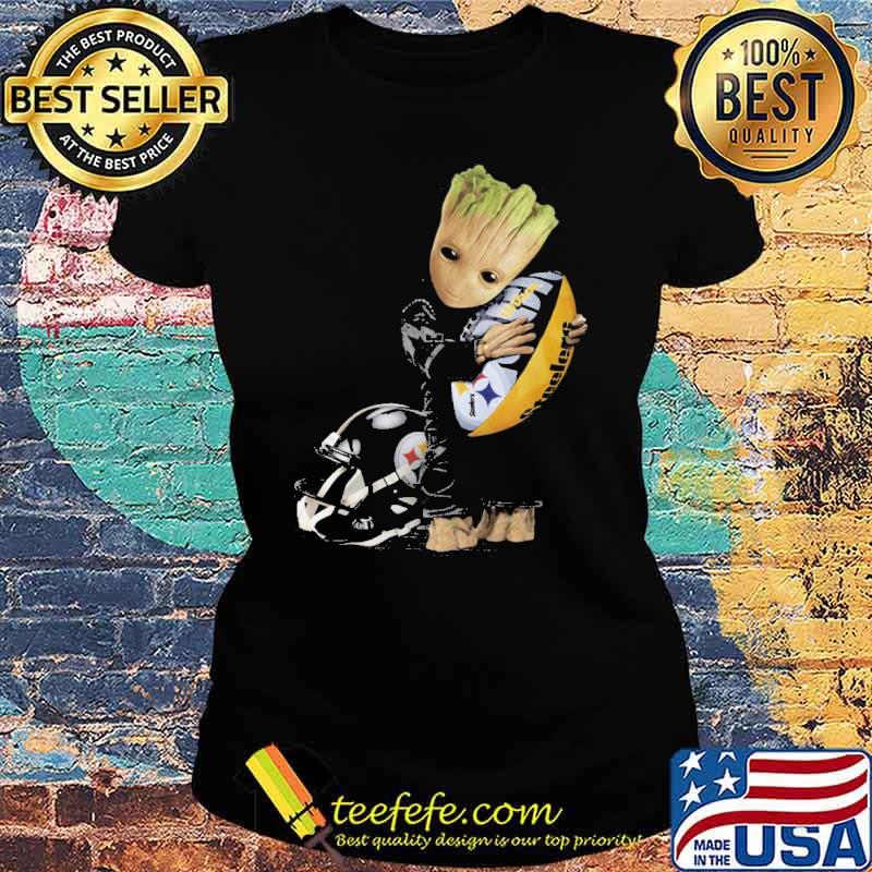 Groot hug Steelers s Ladies tee Groot hug Steelers s Ladies tee