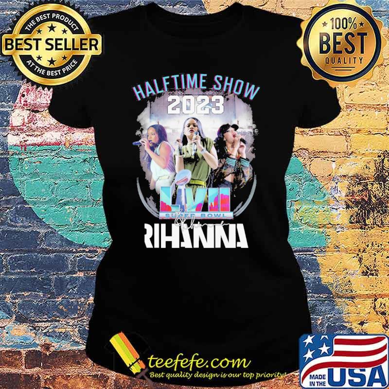 Halftime show 2023 LVII super bowl Rihanna signature s Ladies tee Halftime show 2023 LVII super bowl Rihanna signature s Ladies tee