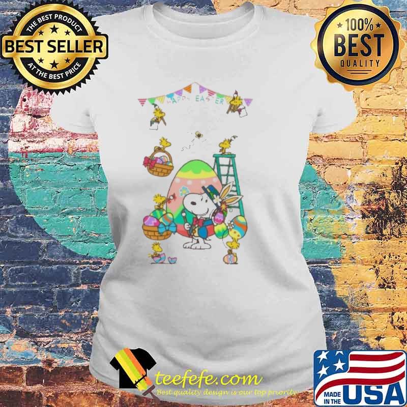 Happy Easter Snoopy and woodstocks s Laides tee Happy Easter Snoopy and woodstocks s Laides tee