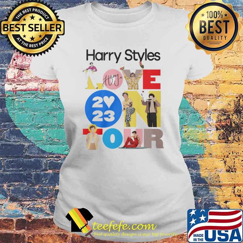 Harry Styles love on tour 2023 signature s Laides tee Harry Styles love on tour 2023 signature s Laides tee