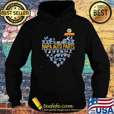 I work at Napa auto parts heart Stitch shirt