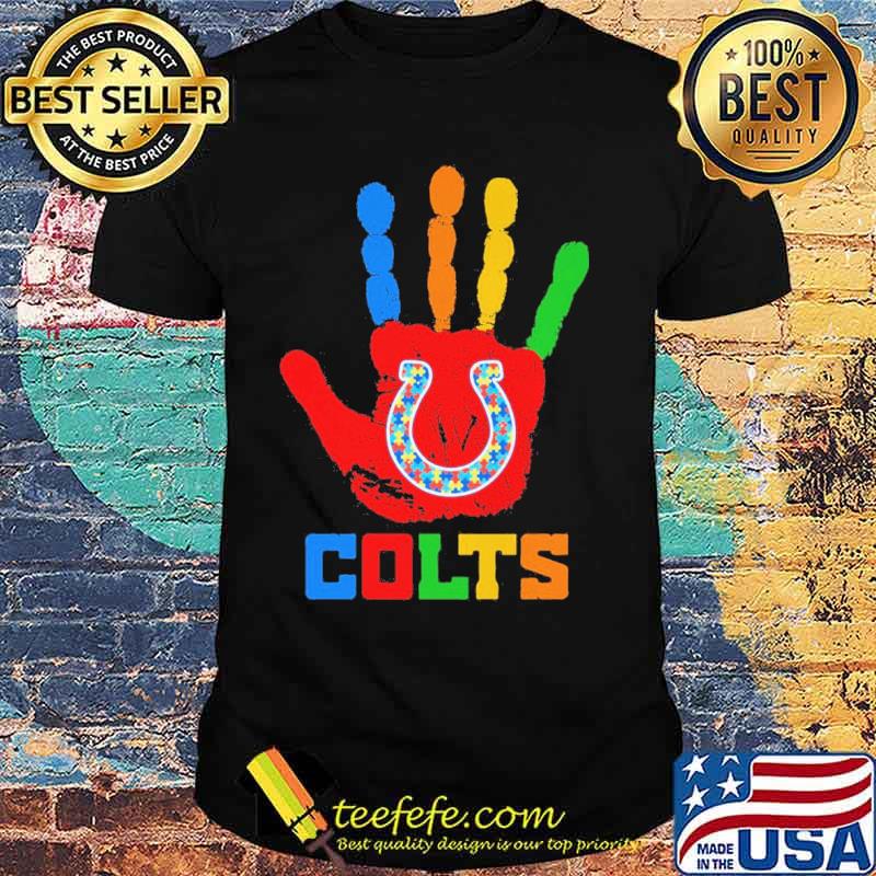 Indianapolis Colts Hand color autism s Unisex Indianapolis Colts Hand color autism s Unisex