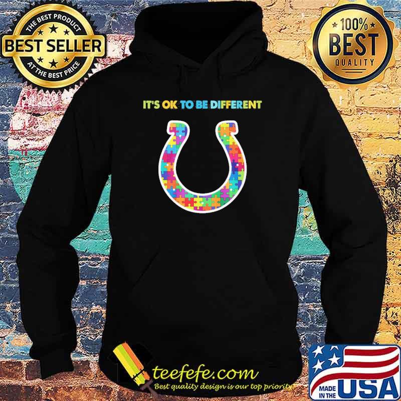 Indianapolis Colts it's ok to be different autism shirt