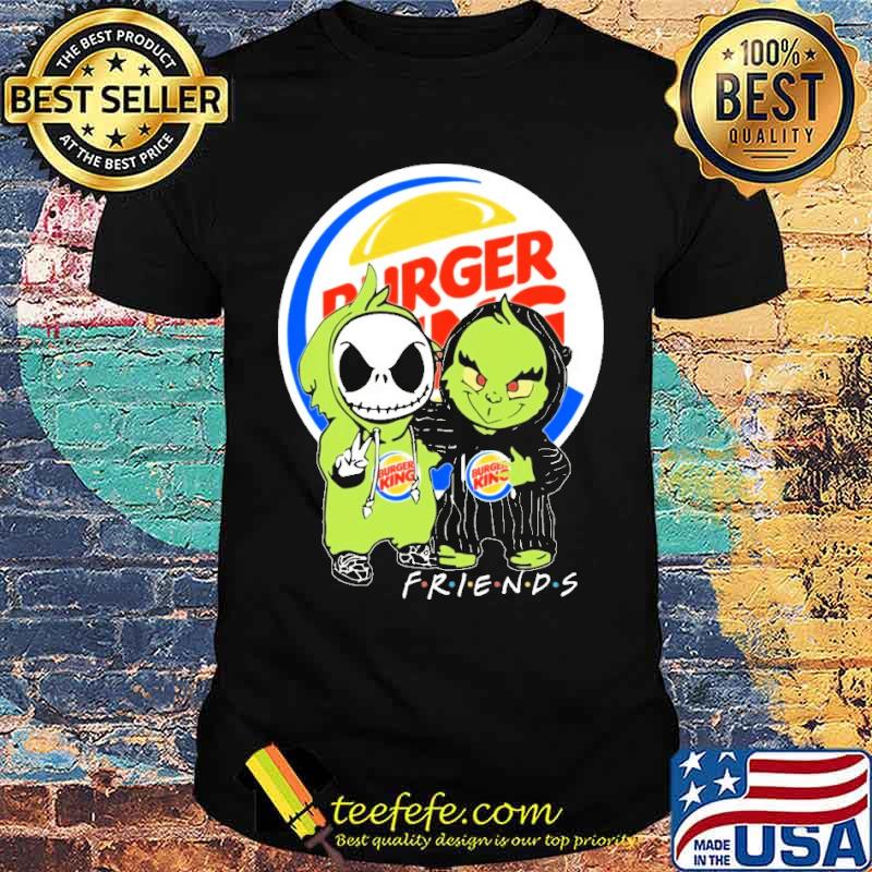 Jack Skellington and Grinch Burger king friends s Unisex Jack Skellington and Grinch Burger king friends s Unisex