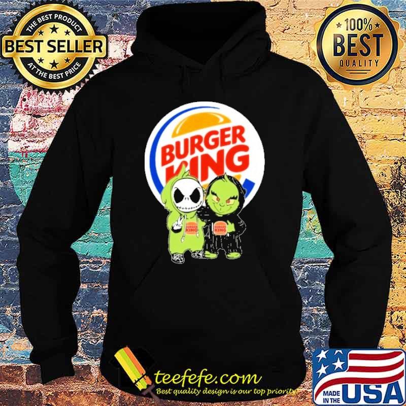 Jack Skellington and Grinch Burger king shirt