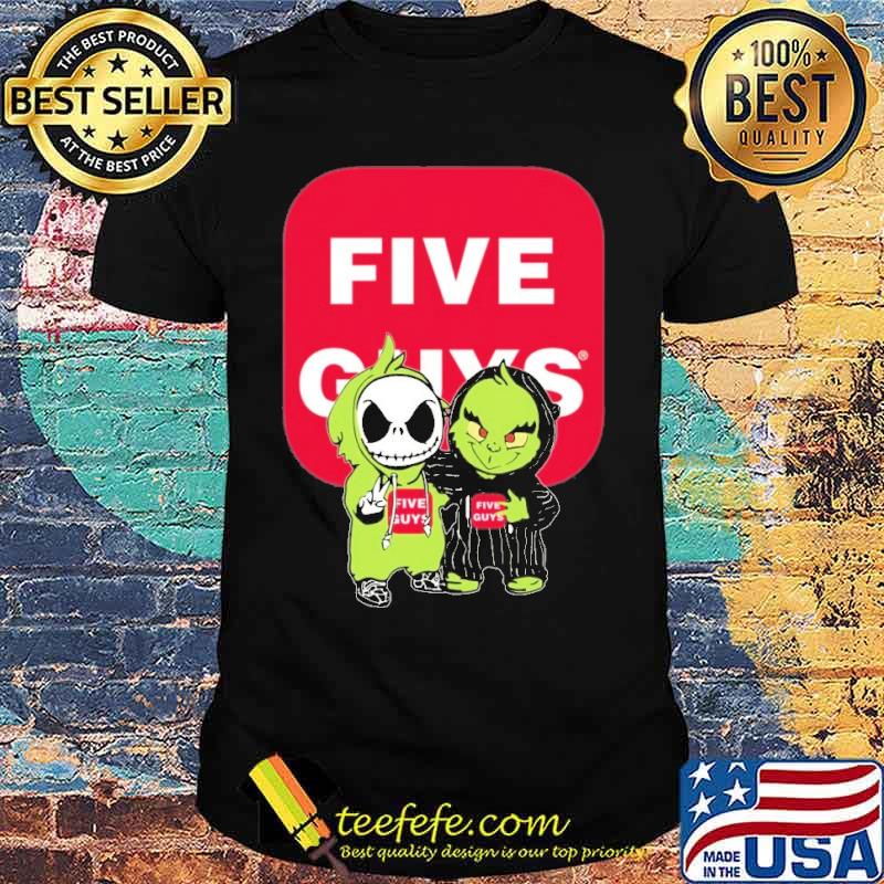 Jack Skellington and Grinch five guys s Unisex Jack Skellington and Grinch five guys s Unisex