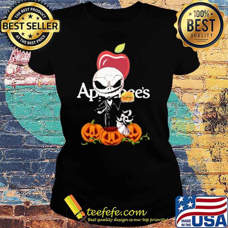 Jack Skellington applebee's pumkin halloween s Ladies tee Jack Skellington applebee's pumkin halloween s Ladies tee