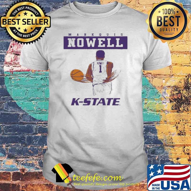 Kansas State Wildcats NCAA Men’s Basketball Markquis Nowell K-state shirt