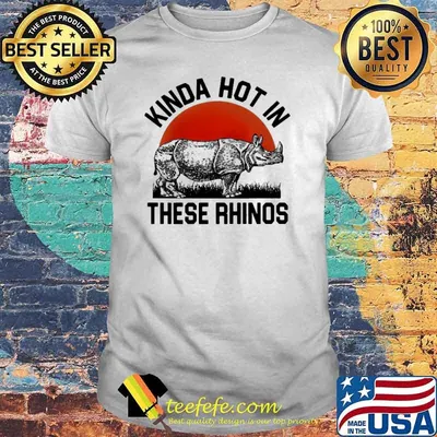 Kinda hot in these Rhinos retro blood Moon shirt