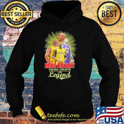 Kobe Bryant the man the myth the legend Lakers shirt