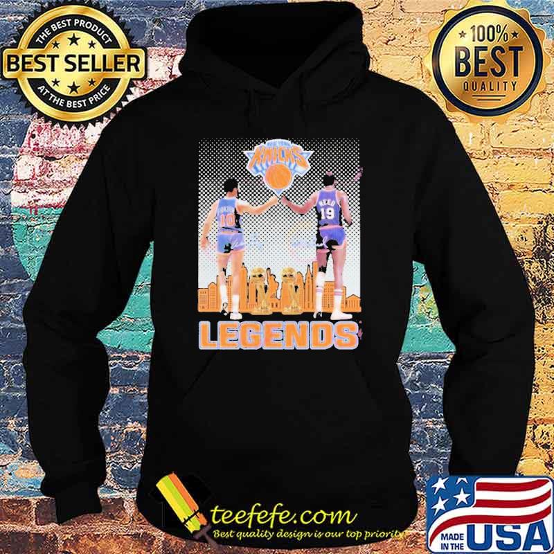 Legends Walt Frazier And Willis Reed New York Knicks Signatures Shirt