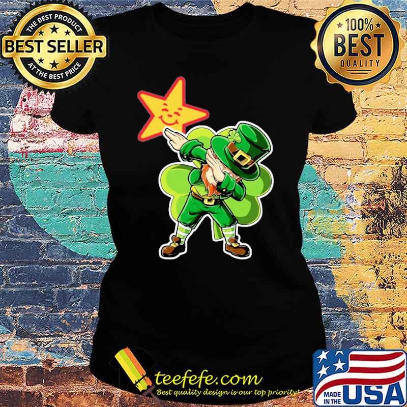 Leprechaun Soccer dabbing Hardee's St.Patrick's day s Ladies tee Leprechaun Soccer dabbing Hardee's St.Patrick's day s Ladies tee