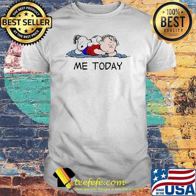 Linus van Pelt me today snoopy shirt