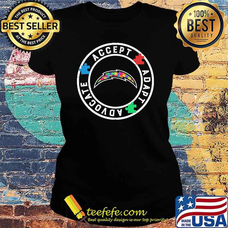 Los Angeles Chargers accept advocate adapt autism s Ladies tee Los Angeles Chargers accept advocate adapt autism s Ladies tee