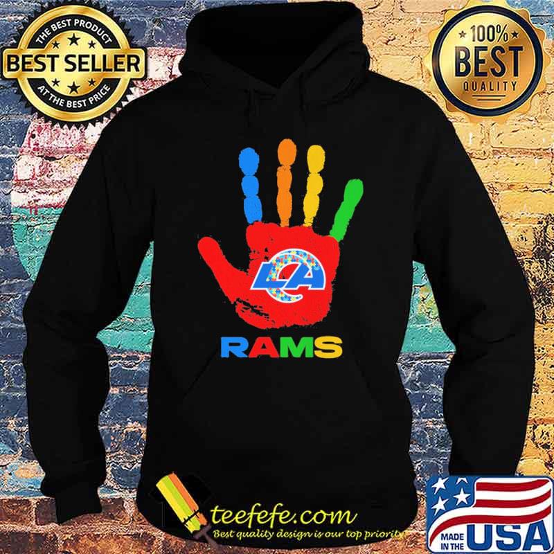 Los Angeles Rams Hand color autism shirt