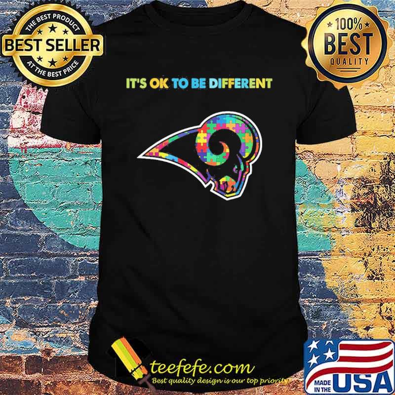 Los Angeles Rams it's ok to be different autism s Unisex Los Angeles Rams it's ok to be different autism s Unisex