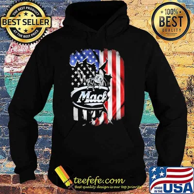 Mack America flag shirt