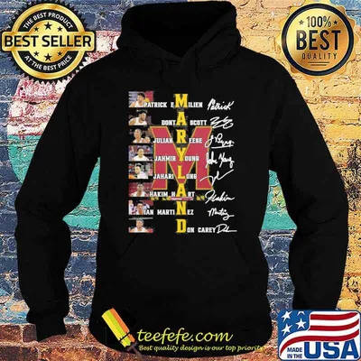 Maryland Patrick Emilien Dont scott signatures shirt
