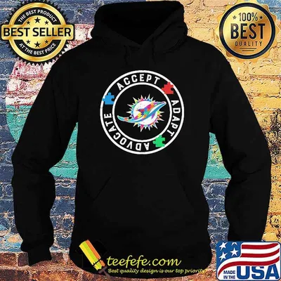 Miami Dolphins Accept advocate adapt autism shirt