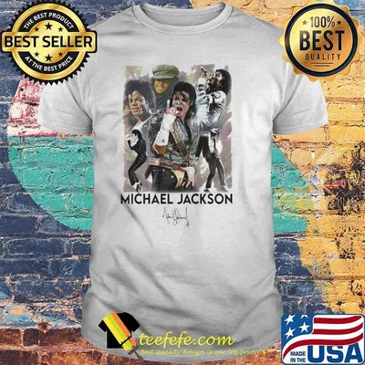 Michael Jackson singer signature shirt