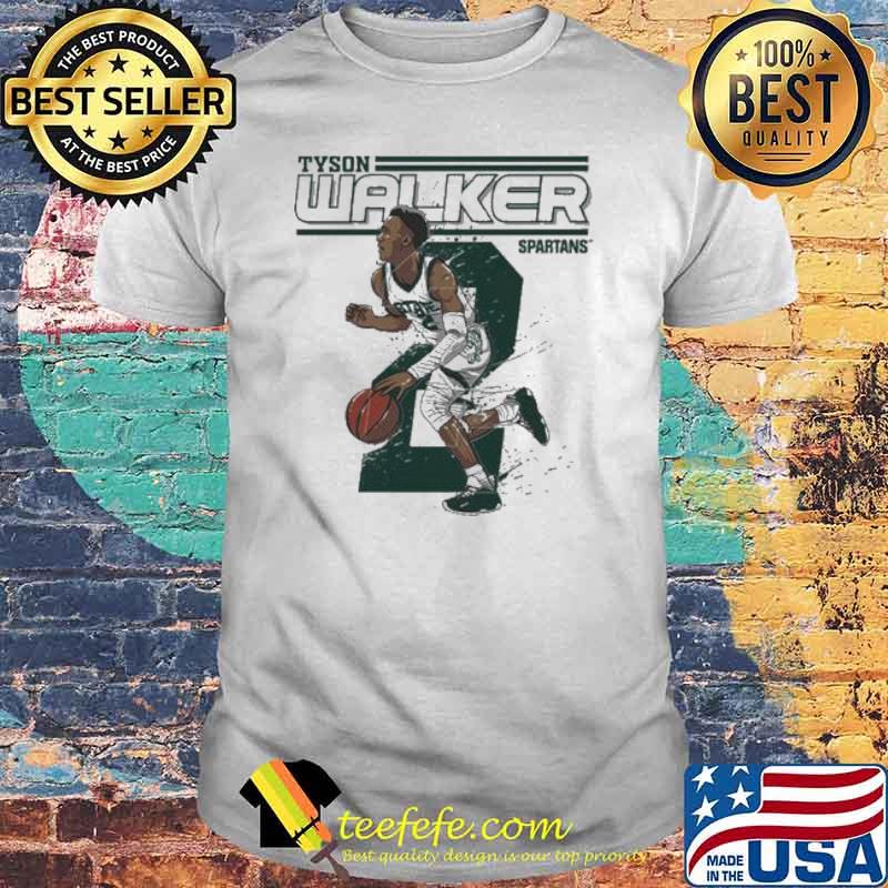Michigan State Spartans NCAA Men’s Basketball Tyson Walker shirt Michigan State Spartans NCAA Men’s Basketball Tyson Walker shirt