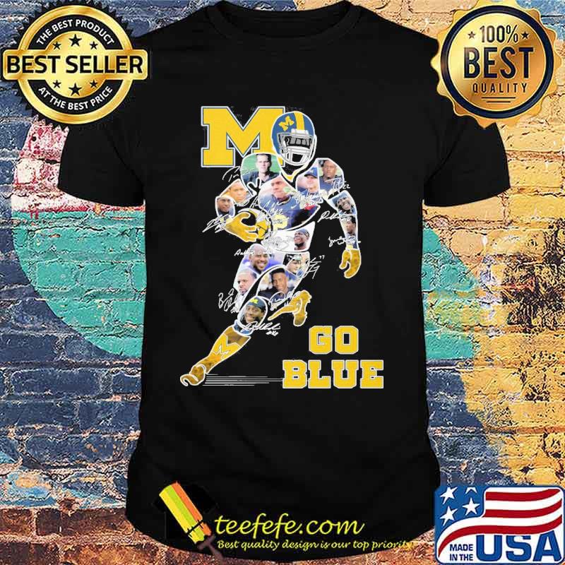 Michigan Wolverines go bluw signatures s Unisex Michigan Wolverines go bluw signatures s Unisex