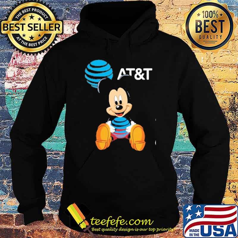 Mickey mouse disney hug AT&T shirt