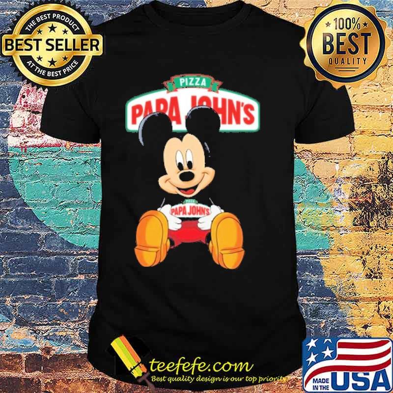 Mickey mouse disney hug pizza papa John's s Unisex Mickey mouse disney hug pizza papa John's s Unisex