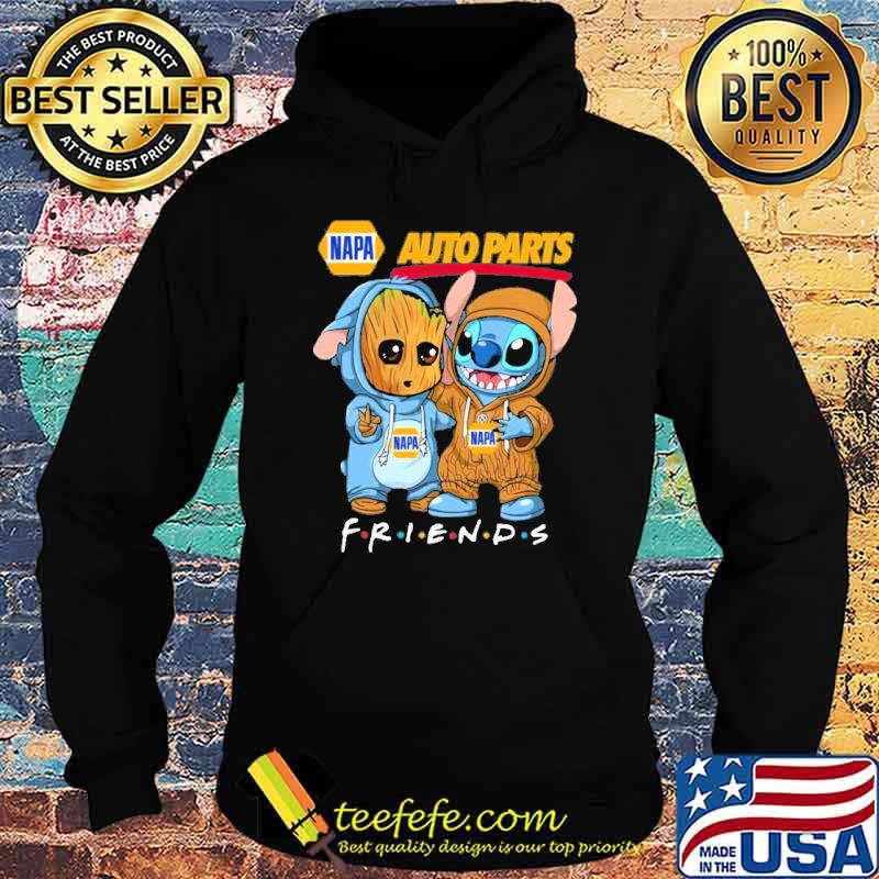 Napa auto parts friends groot and Stitch shirt