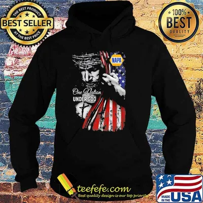 NAPA AUTO PARTS one nation under God America flag shirt