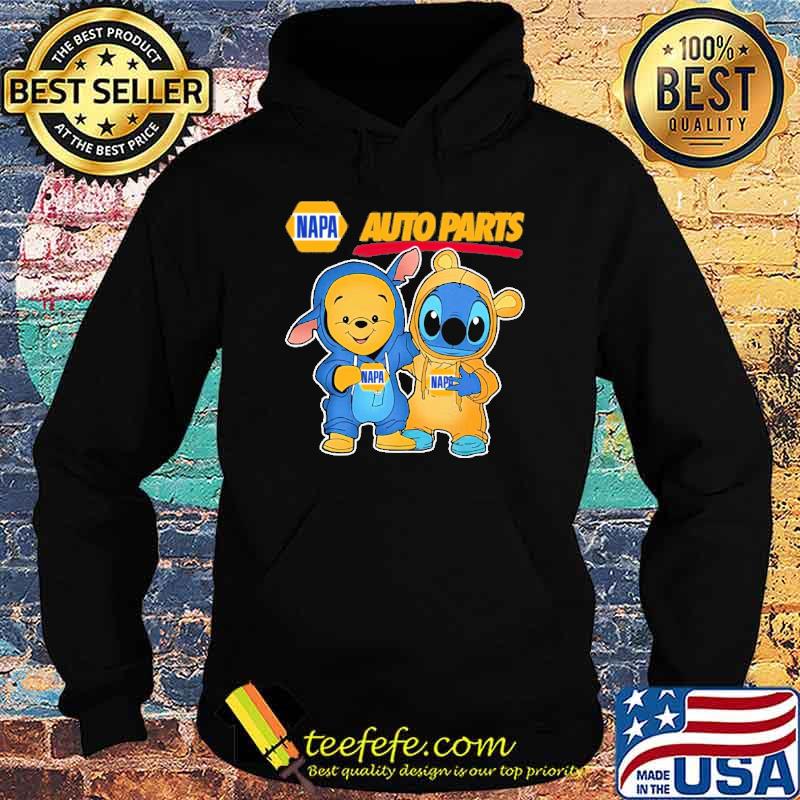 Napa auto parts pooh and stitch shirt