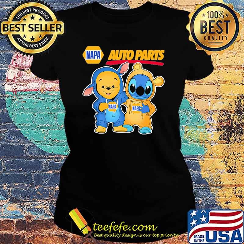 Napa auto parts pooh and stitch s Ladies tee Napa auto parts pooh and stitch s Ladies tee