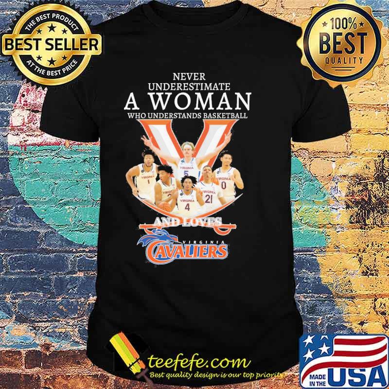 Never underestimate a woman who understands baseball and loves Virginia Cavaliers s Unisex Never underestimate a woman who understands baseball and loves Virginia Cavaliers s Unisex