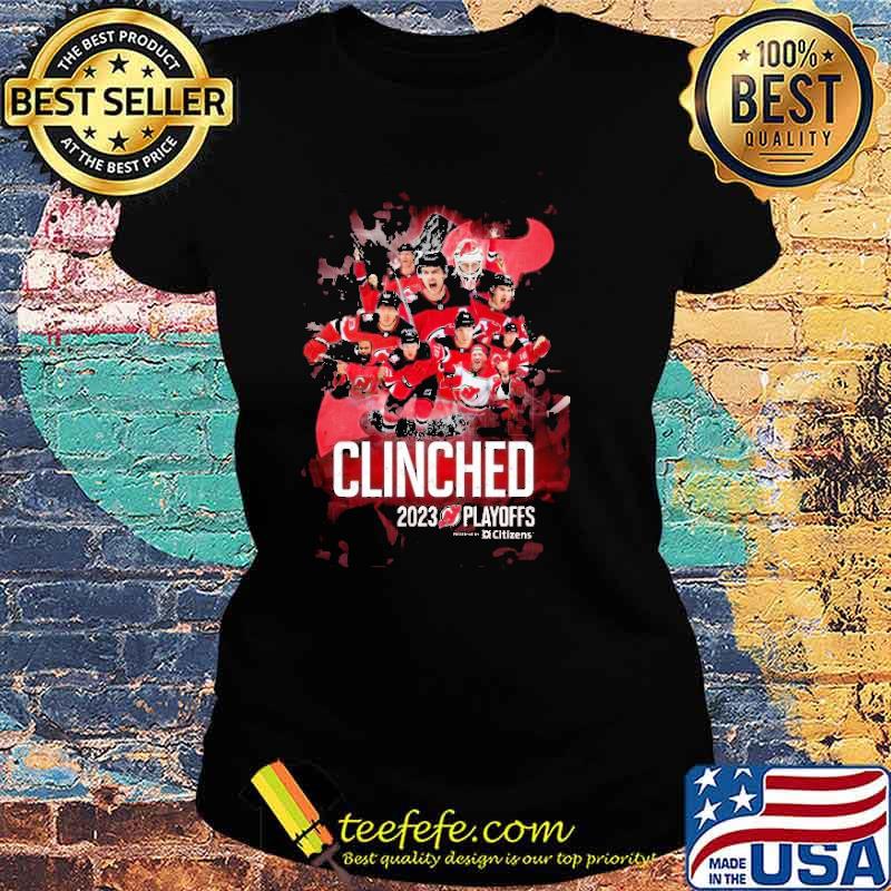 New Jersey Devils Clinched 2023 Playoffs Citizens s Ladies tee New Jersey Devils Clinched 2023 Playoffs Citizens s Ladies tee
