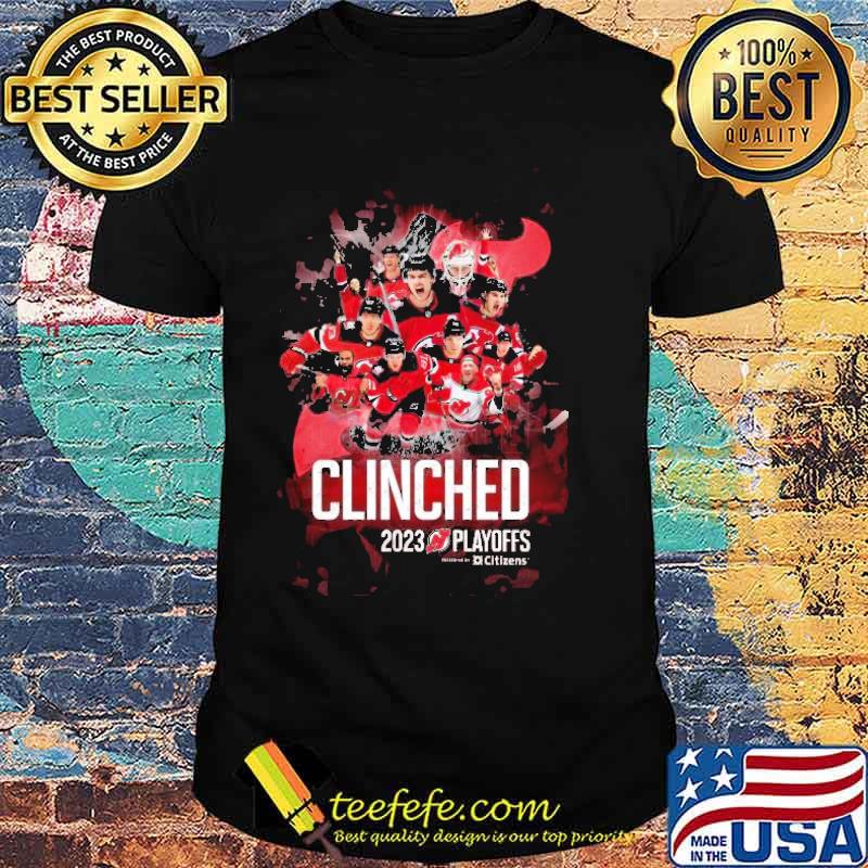 New Jersey Devils Clinched 2023 Playoffs Citizens s Unisex New Jersey Devils Clinched 2023 Playoffs Citizens s Unisex