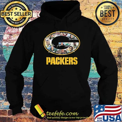 Nice green bay Packers sport signatures shirt