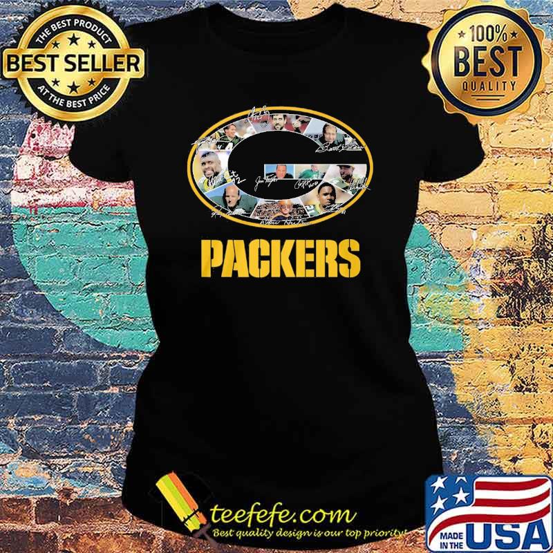 Nice green bay Packers sport signatures s Ladies tee Nice green bay Packers sport signatures s Ladies tee