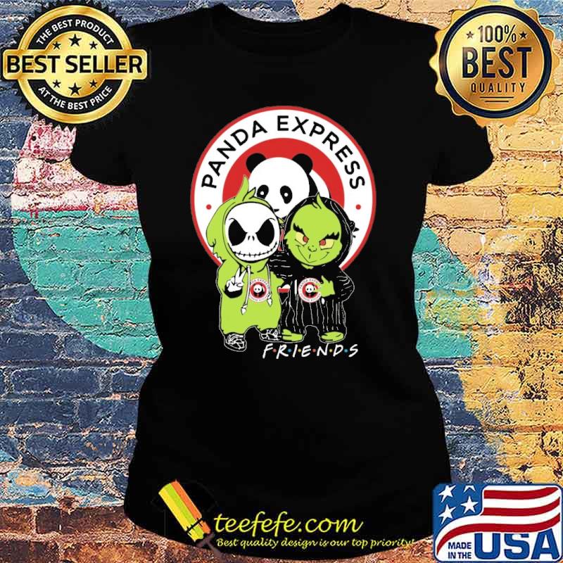 Nice panda express friends jack skellington grinch s Ladies tee Nice panda express friends jack skellington grinch s Ladies tee