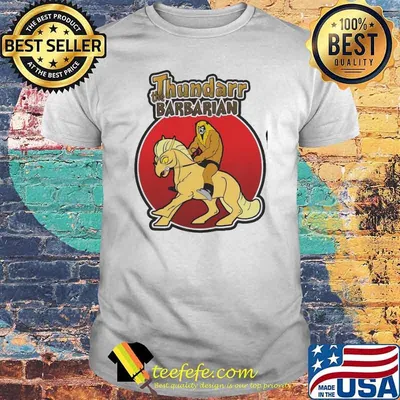 Nice thundarr The Barbarian cartoon shirt