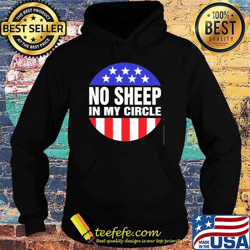 No sheep in my circle America flag shirt